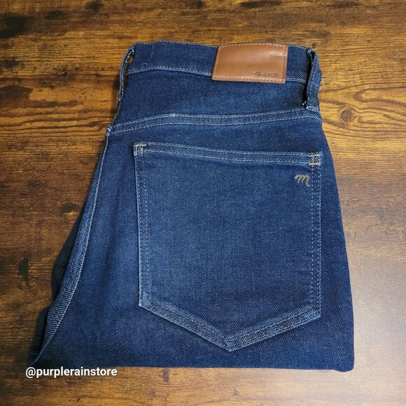 Madewell Jeans Size 28 Skinny 9" Mid Rise Tummy Control Woodland Wash MA938 - Picture 3 of 13